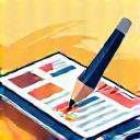 कंटेंट क्रिएशन सेवा की आइकन